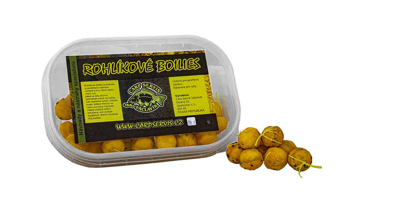 CSV Rohlíkové boilies - 40 g/mrtvola