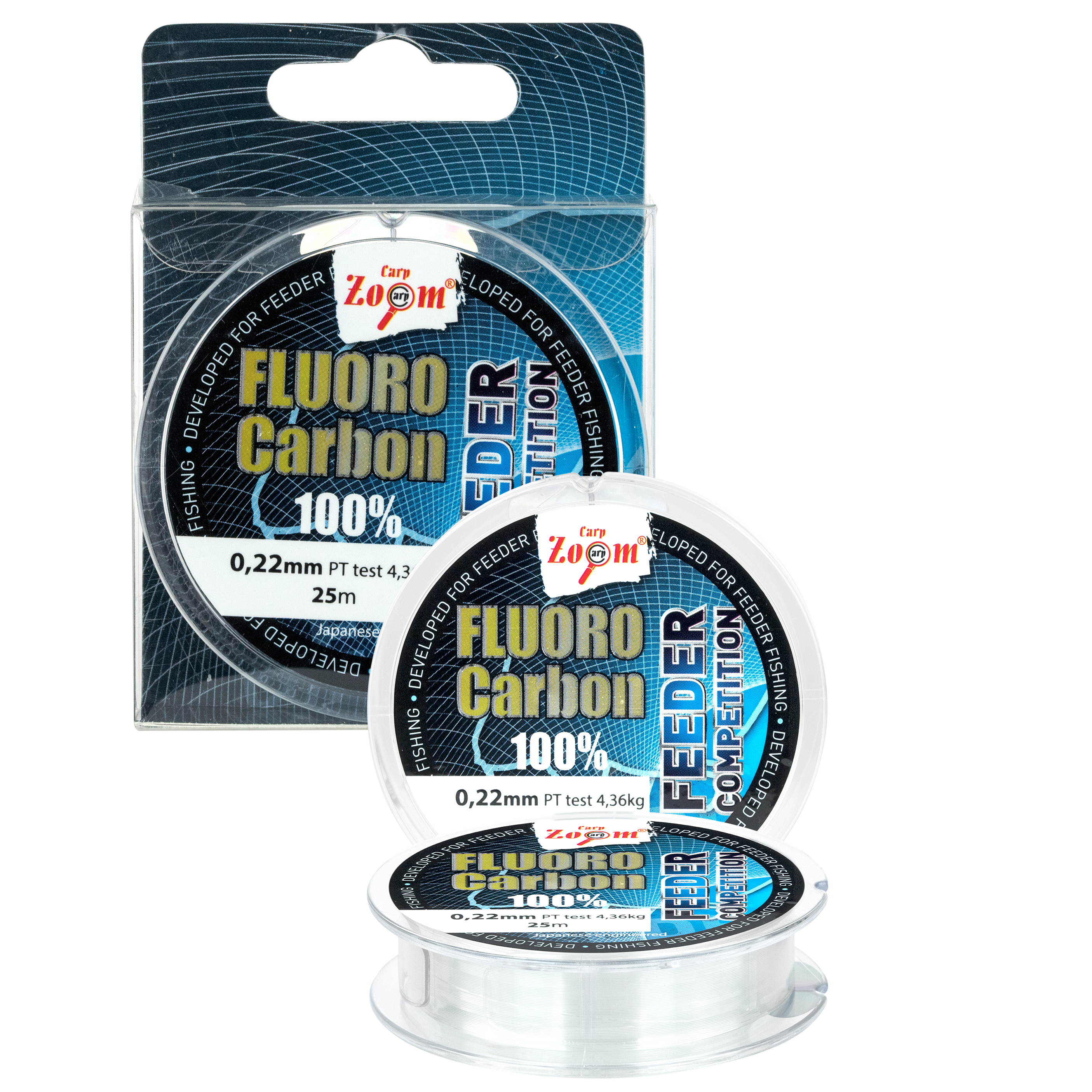 Carp Zoom Fluorocarbon Leader - 25 m/0,18 mm/3,18 kg