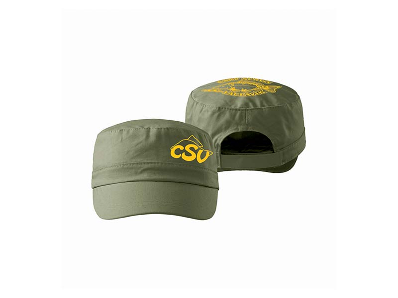 CSV Čepice kšiltová CSV - ARMY/khaki/žluté logo/typ 5