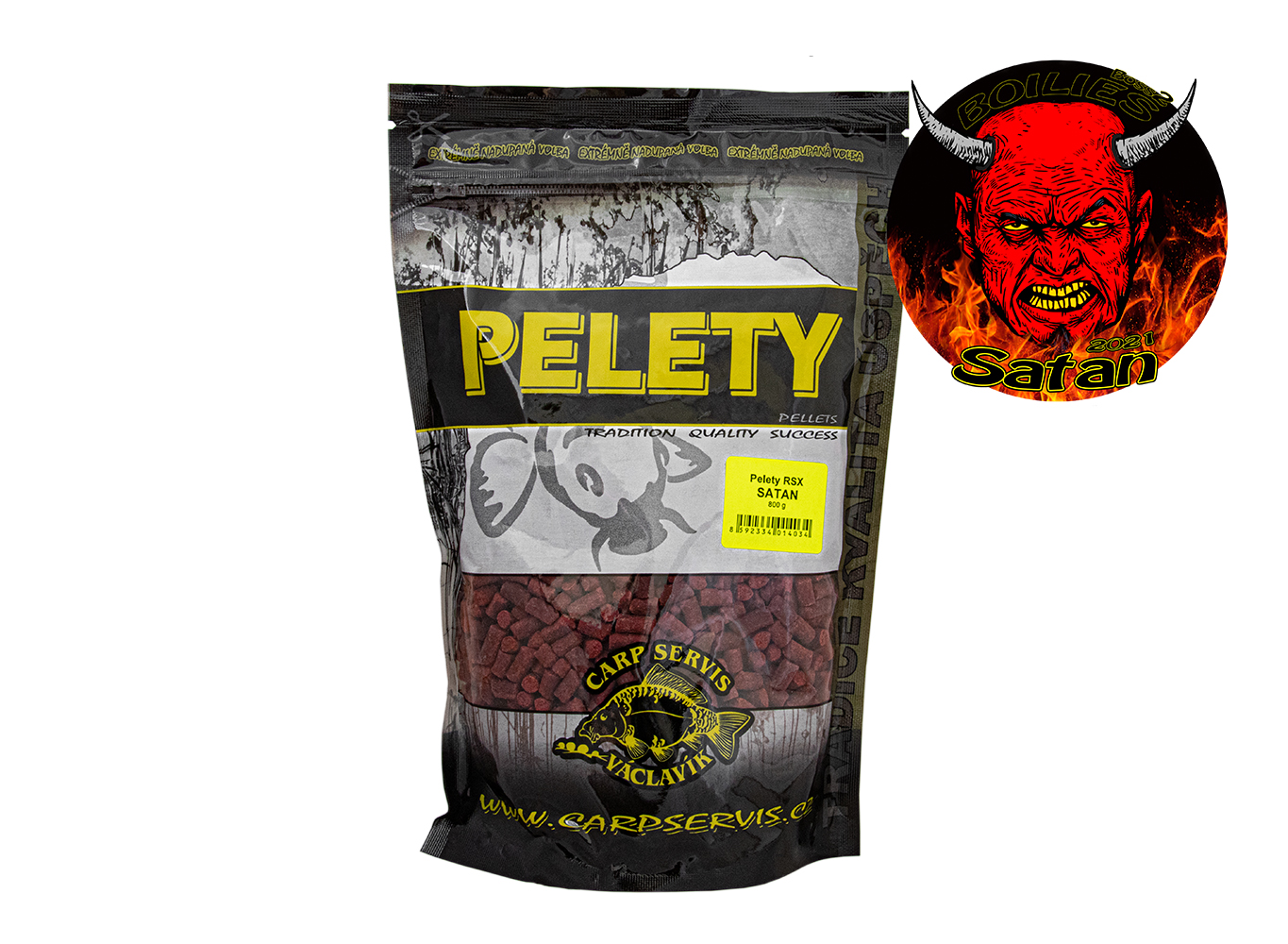 Pelety RSX - 800 g/Satan/vínová