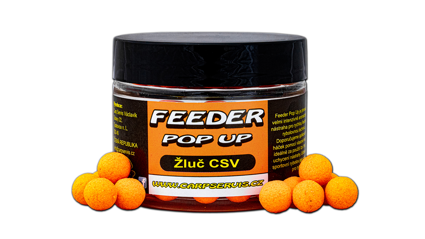 CSV Feeder Pop Up - 30 g/9 mm/Žluč