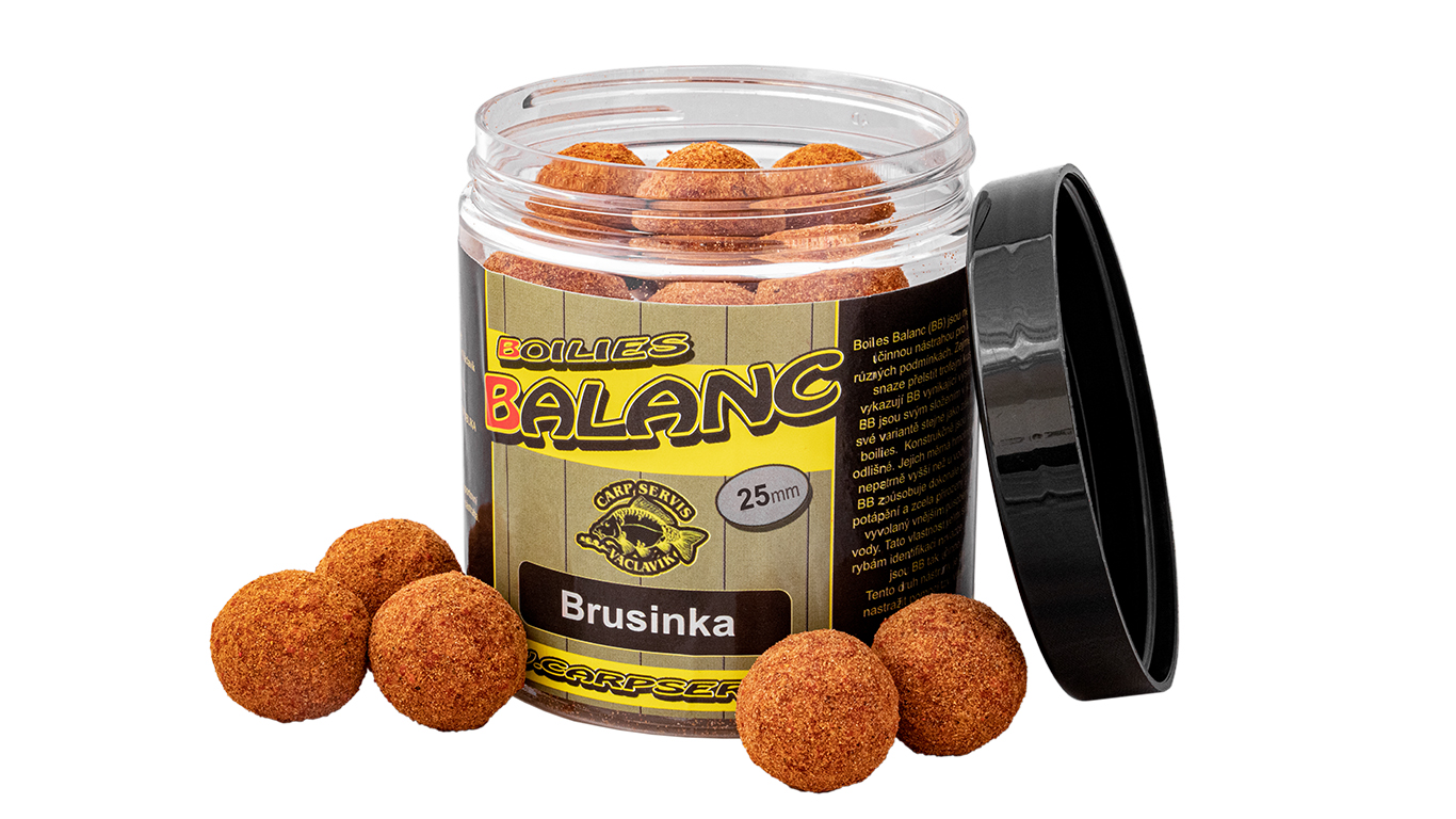 CSV Boilies Balanc - 120 g/25 mm/Brusinka