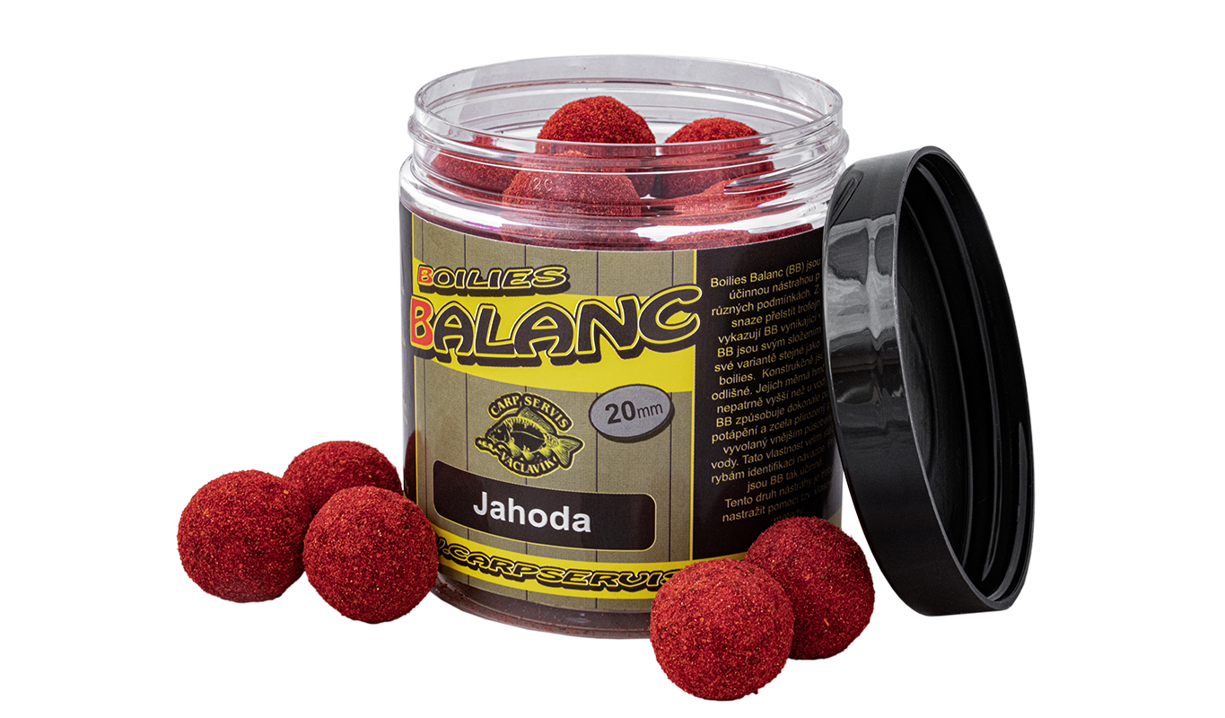 CSV Boilies Balanc - 120 g/20 mm/Jahoda