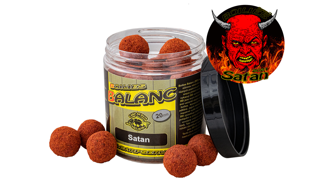 CSV Boilies Balanc - 120 g/20 mm/Satan