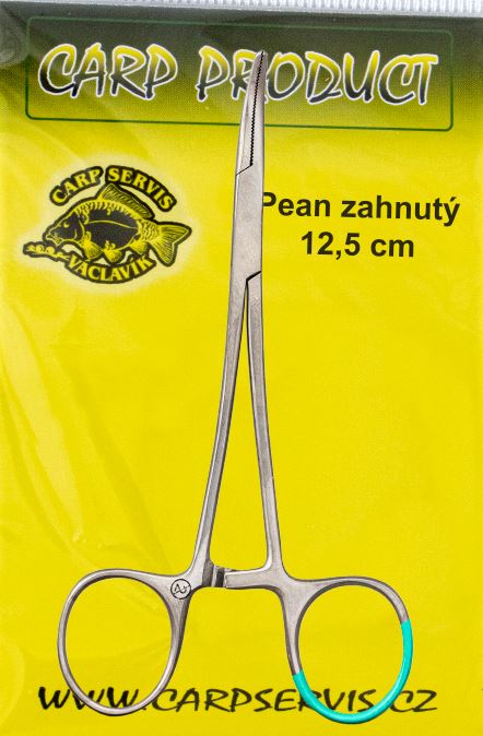 CSV Pean zahnutý - 12,5 cm