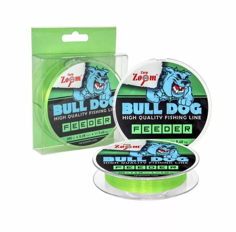 Carp Zoom Vlasec Bull-Dog Feeder - 300 m/0,22 mm/6,4 kg/fluo zelená