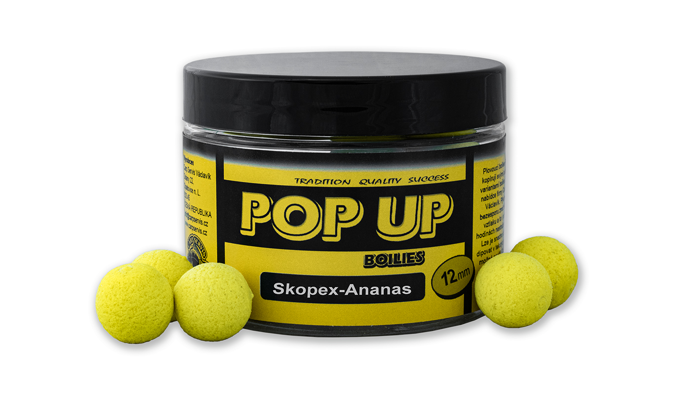 CSV Pop Up - dóza/40 g/12 mm/Skopex-Ananas
