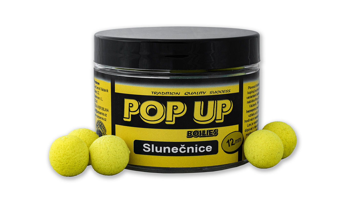 CSV Pop Up - dóza/40 g/12 mm/Slunečnice