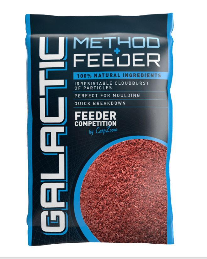 Carp Zoom Galactic Method Feeder groundbait - 1 kg/jahoda-malina