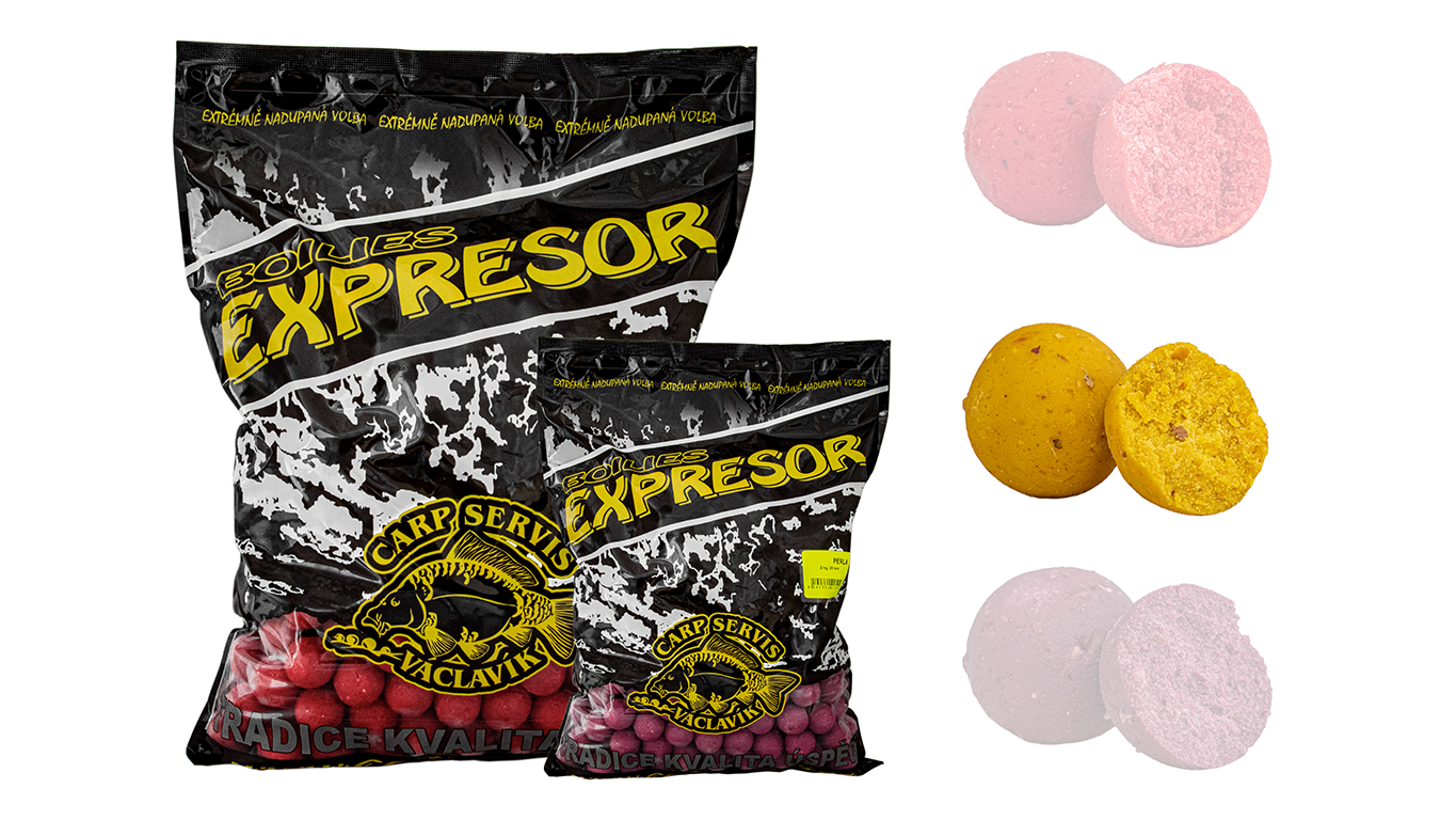 CSV Boilies Expresor - 2 kg/20 mm/Medová perla