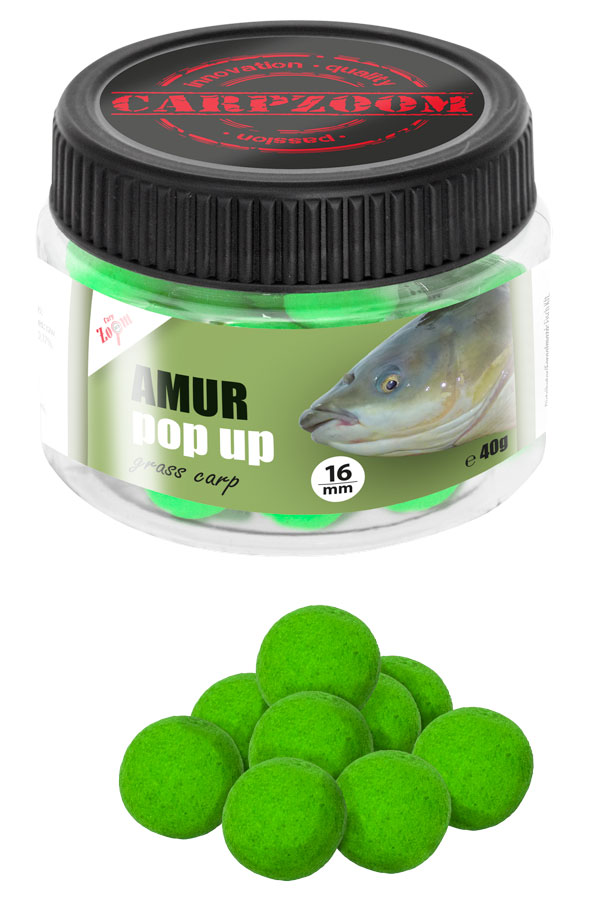 Carp Zoom Amur Pop Up Boilies - 40 g/16 mm