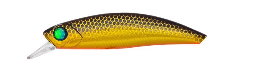 Carp Zoom Wobler Curve Minnow - 6 cm/7,1 g/potápivý/černo-zlatá
