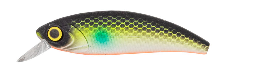 Carp Zoom Wobler Immortal Shad- 5 cm/4 g/plovoucí/černo-zelená