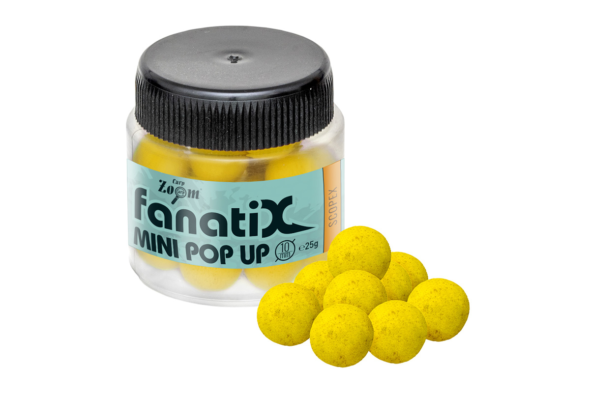 Carp Zoom Fanati-X Mini Pop Up Boilies - 25 g/10 mm/Skopex