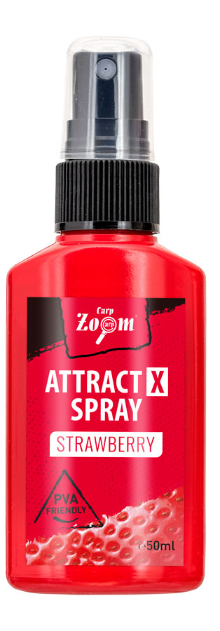 Carp Zoom AttractX Spray - 50 ml/Jahoda