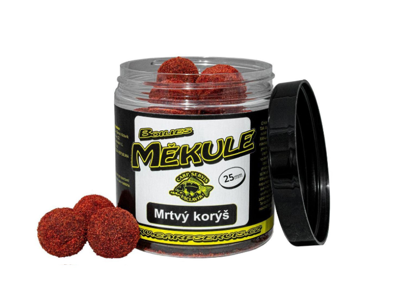 CSV Boilies Měkule - 140 g/25 mm/Mrtvý korýš