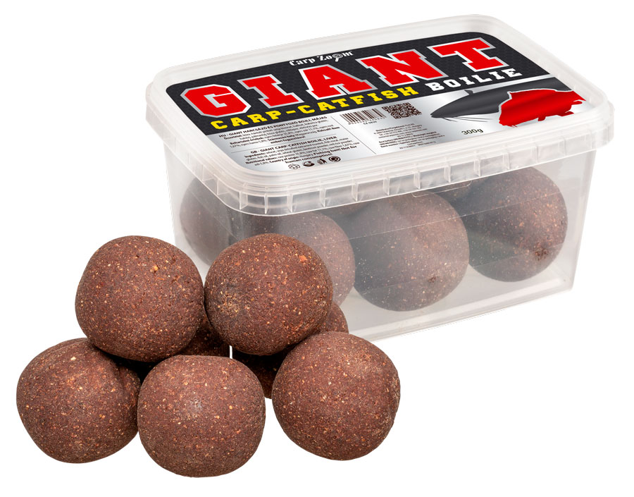 Giant Carp-Catfish Boilie - 300 g/40 mm/Krev