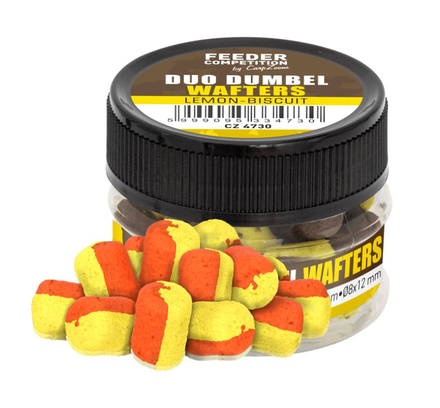 Carp Zoom Duo Dumbels Wafters - 15 g/6x8 mm/Sladká kukuřice-Jahoda