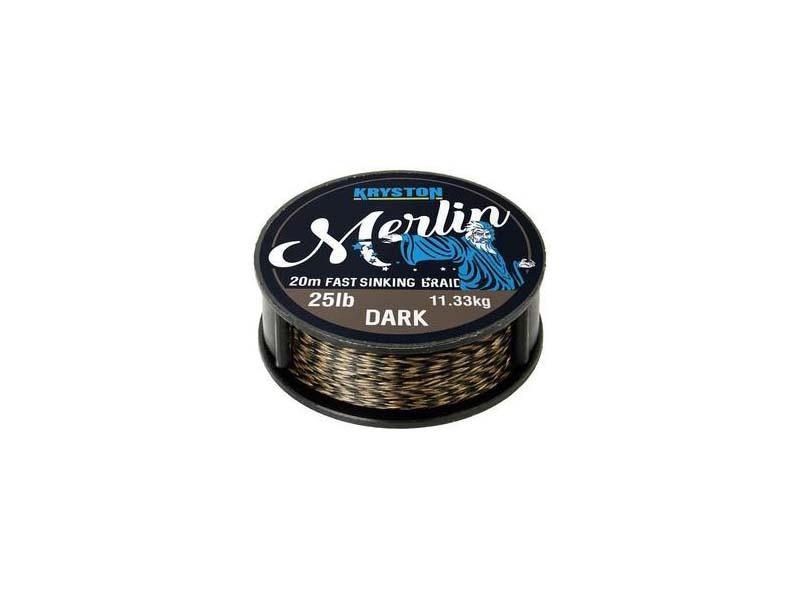 Tresse De Pêche à La Carpe Kryston Super Nova Solid Bag Braid - 25lb (20m), Couleur Marron